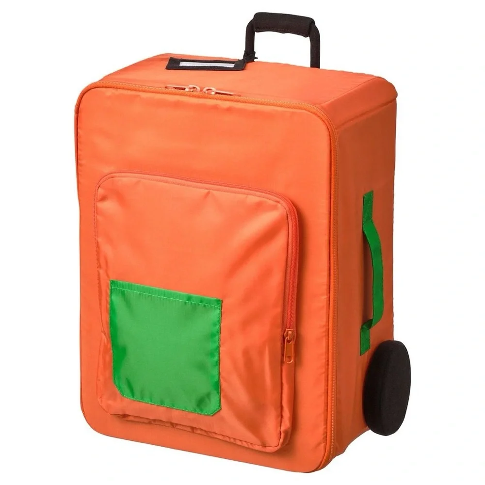 IKEA FLYTTBAR Suitcase, orange